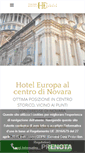 Mobile Screenshot of hoteleuropanovara.com